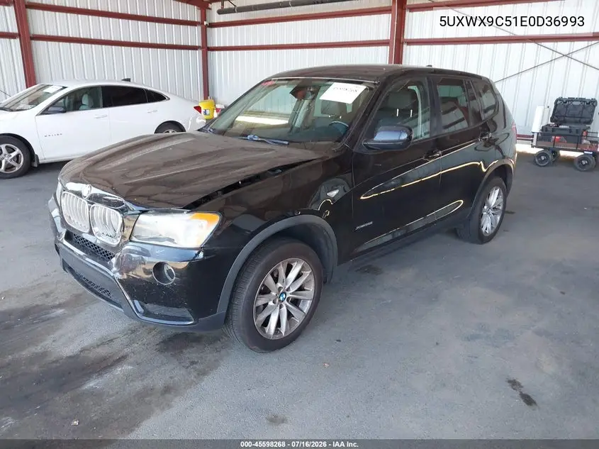 2014 BMW X3 xDrive28I VIN: 5UXWX9C51E0D36993 Lot: 45598268