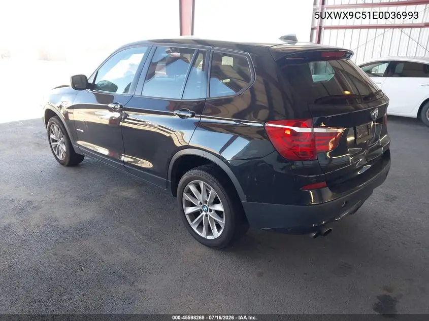 2014 BMW X3 xDrive28I VIN: 5UXWX9C51E0D36993 Lot: 45598268