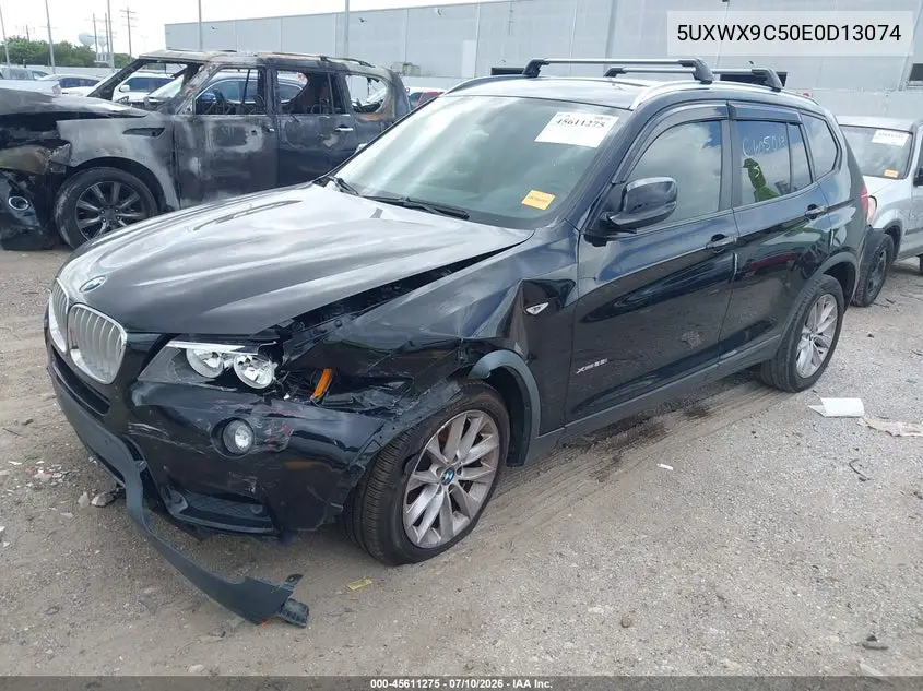 2014 BMW X3 xDrive28I VIN: 5UXWX9C50E0D13074 Lot: 45611275