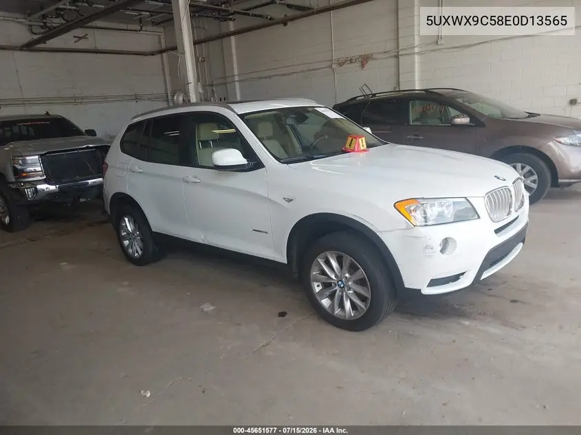 2014 BMW X3 xDrive28I VIN: 5UXWX9C58E0D13565 Lot: 45651577