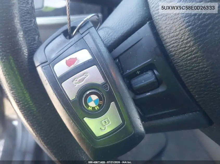 2014 BMW X3 xDrive28I VIN: 5UXWX9C58E0D26333 Lot: 45671409