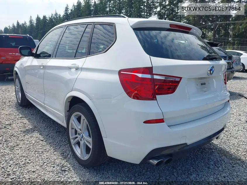 2014 BMW X3 xDrive35I VIN: 5UXWX7C59E0E77864 Lot: 45685450
