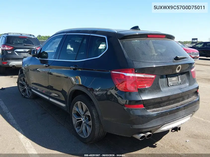 2016 BMW X3 xDrive28I VIN: 5UXWX9C57G0D75011 Lot: 45291507