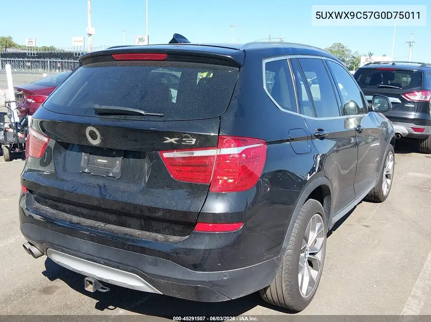 2016 BMW X3 xDrive28I VIN: 5UXWX9C57G0D75011 Lot: 45291507