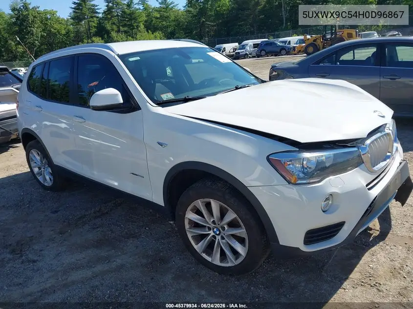 2017 BMW X3 xDrive28I VIN: 5UXWX9C54H0D96867 Lot: 45379934