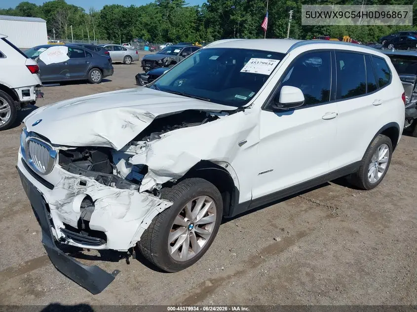 2017 BMW X3 xDrive28I VIN: 5UXWX9C54H0D96867 Lot: 45379934