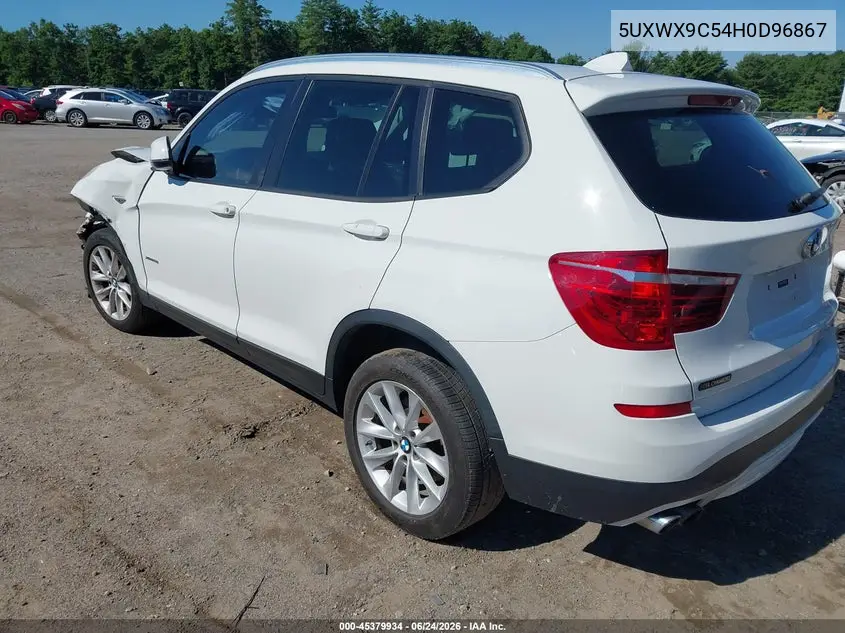 2017 BMW X3 xDrive28I VIN: 5UXWX9C54H0D96867 Lot: 45379934
