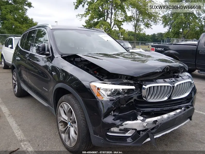 2017 BMW X3 xDrive28I VIN: 5UXWX9C30H0W66608 Lot: 45549087