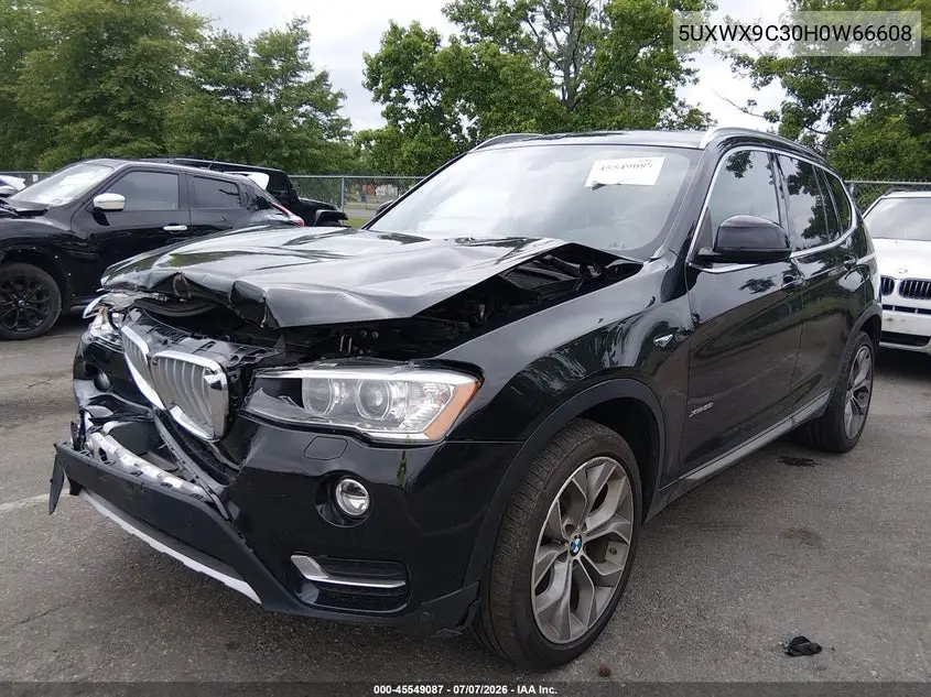 2017 BMW X3 xDrive28I VIN: 5UXWX9C30H0W66608 Lot: 45549087