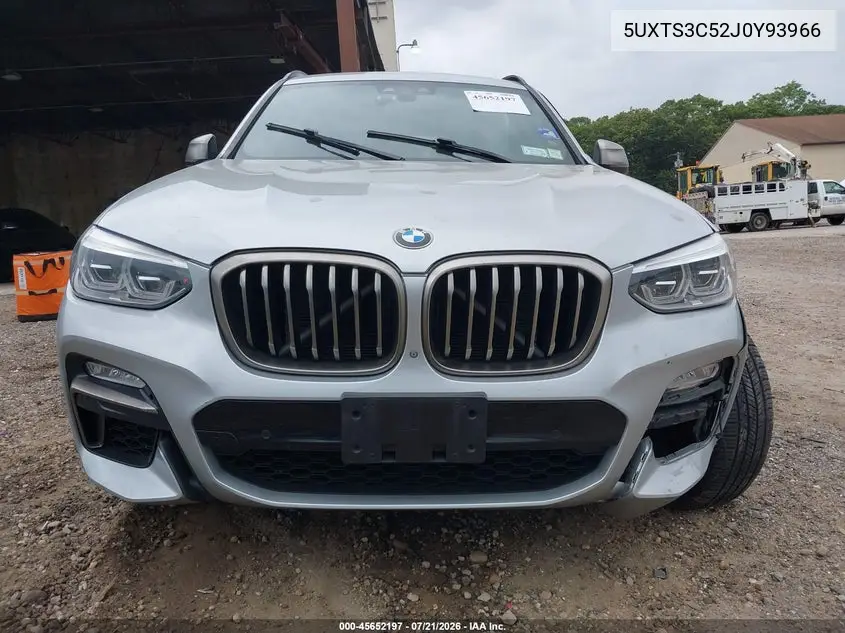 2018 BMW X3 M40I VIN: 5UXTS3C52J0Y93966 Lot: 45652197