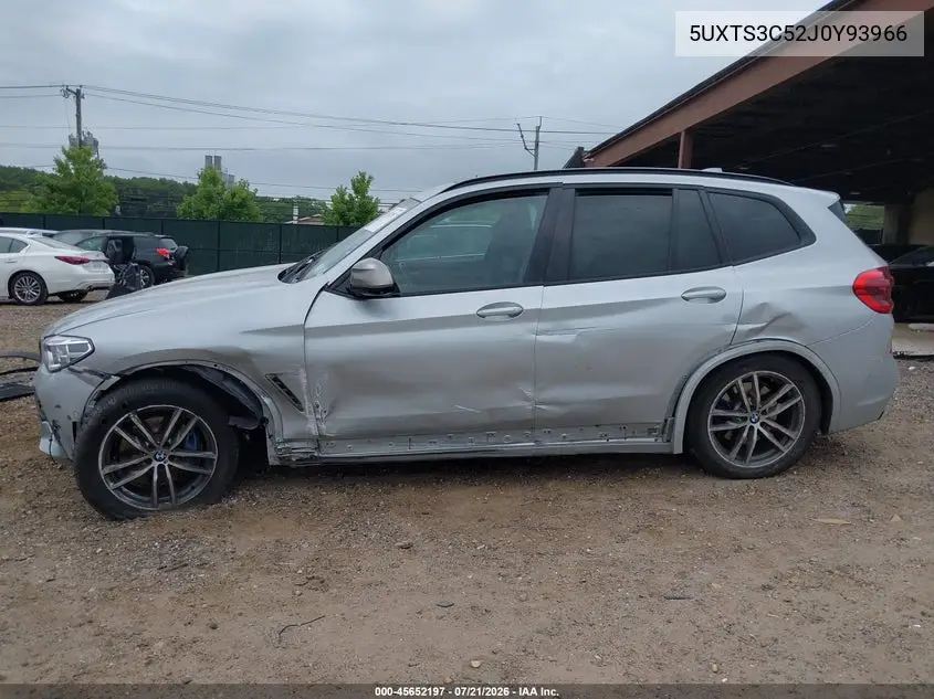 2018 BMW X3 M40I VIN: 5UXTS3C52J0Y93966 Lot: 45652197