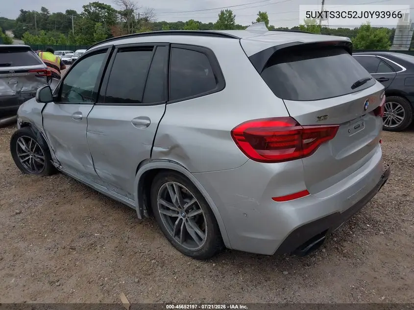 2018 BMW X3 M40I VIN: 5UXTS3C52J0Y93966 Lot: 45652197