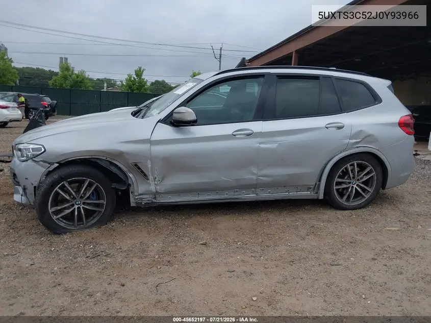 2018 BMW X3 M40I VIN: 5UXTS3C52J0Y93966 Lot: 45652197