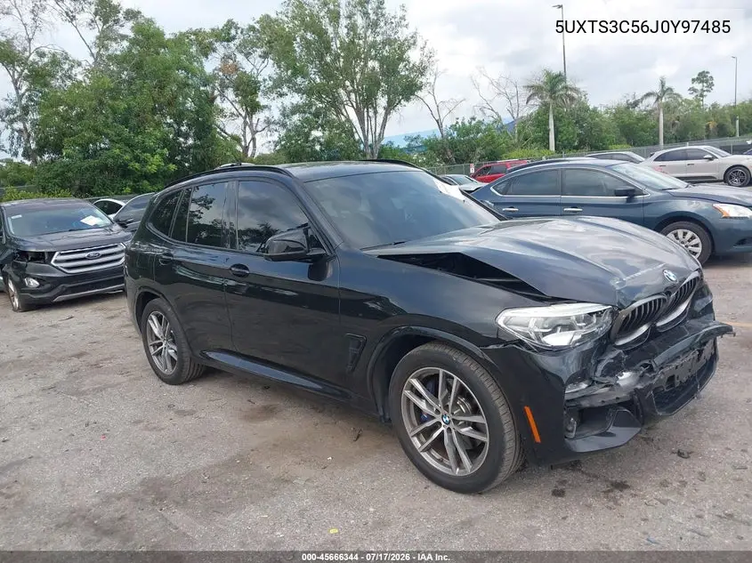 2018 BMW X3 M40I VIN: 5UXTS3C56J0Y97485 Lot: 45666344