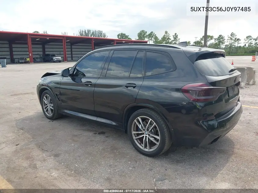2018 BMW X3 M40I VIN: 5UXTS3C56J0Y97485 Lot: 45666344