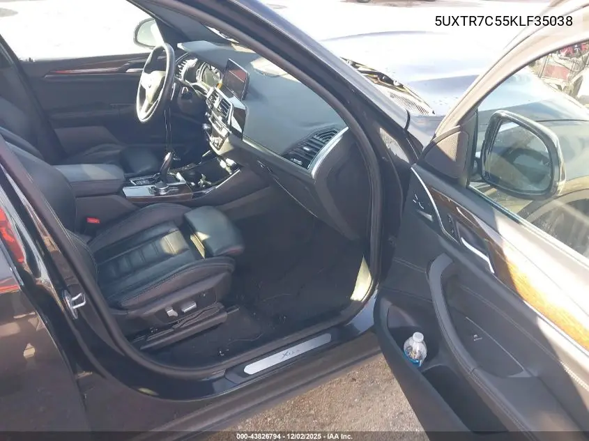 5UXTR7C55KLF35038 2019 BMW X3 Sdrive30I