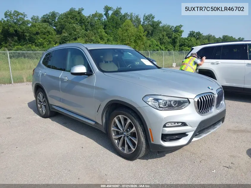 2019 BMW X3 Sdrive30I VIN: 5UXTR7C50KLR46702 Lot: 45418367