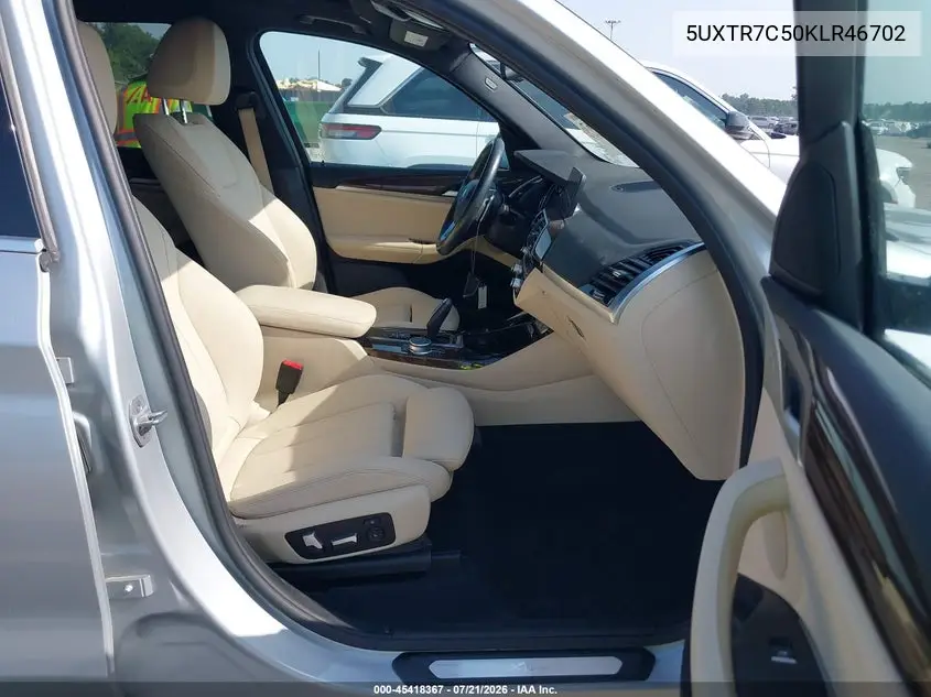 2019 BMW X3 Sdrive30I VIN: 5UXTR7C50KLR46702 Lot: 45418367