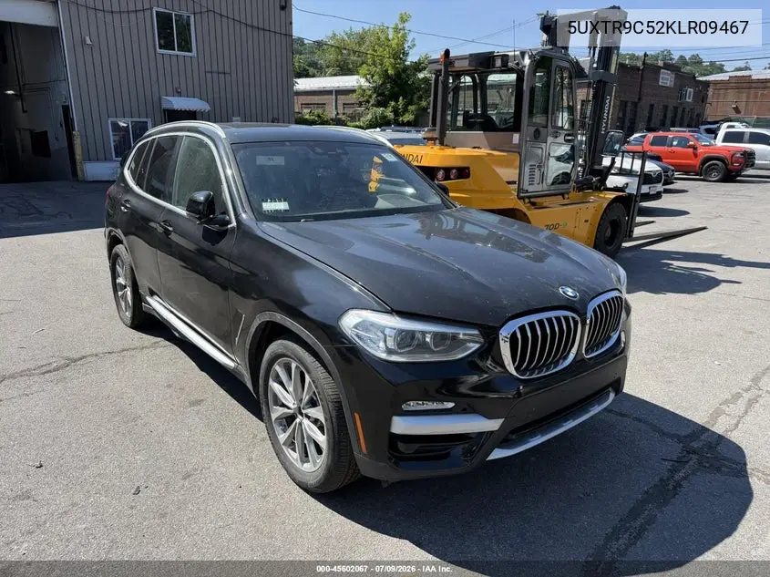 2019 BMW X3 xDrive30I VIN: 5UXTR9C52KLR09467 Lot: 45602067