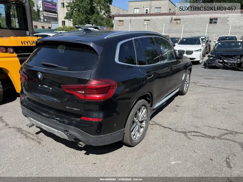 2019 BMW X3 xDrive30I VIN: 5UXTR9C52KLR09467 Lot: 45602067