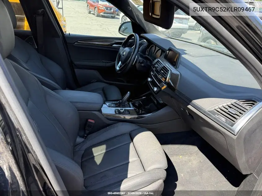 2019 BMW X3 xDrive30I VIN: 5UXTR9C52KLR09467 Lot: 45602067
