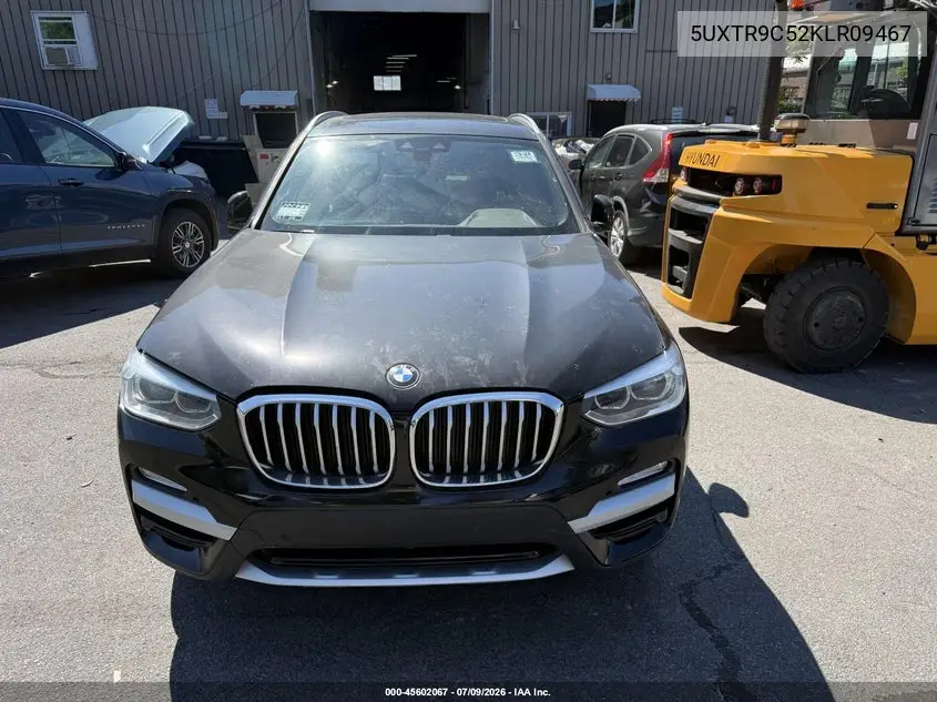 2019 BMW X3 xDrive30I VIN: 5UXTR9C52KLR09467 Lot: 45602067