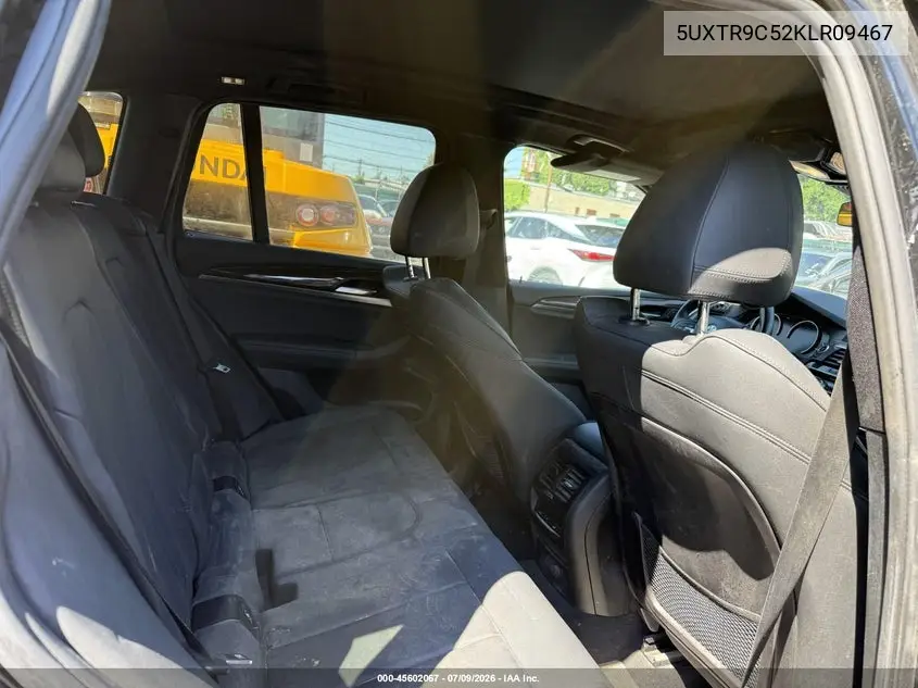 2019 BMW X3 xDrive30I VIN: 5UXTR9C52KLR09467 Lot: 45602067