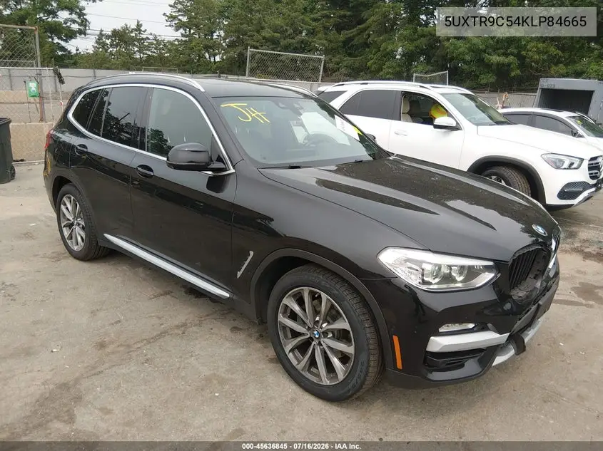 2019 BMW X3 xDrive30I VIN: 5UXTR9C54KLP84665 Lot: 45636845