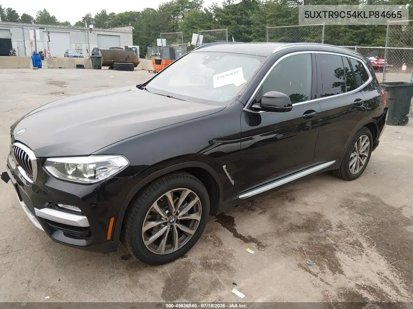 2019 BMW X3 xDrive30I VIN: 5UXTR9C54KLP84665 Lot: 45636845