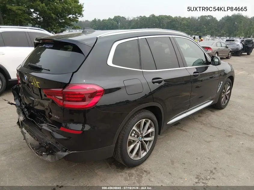 2019 BMW X3 xDrive30I VIN: 5UXTR9C54KLP84665 Lot: 45636845