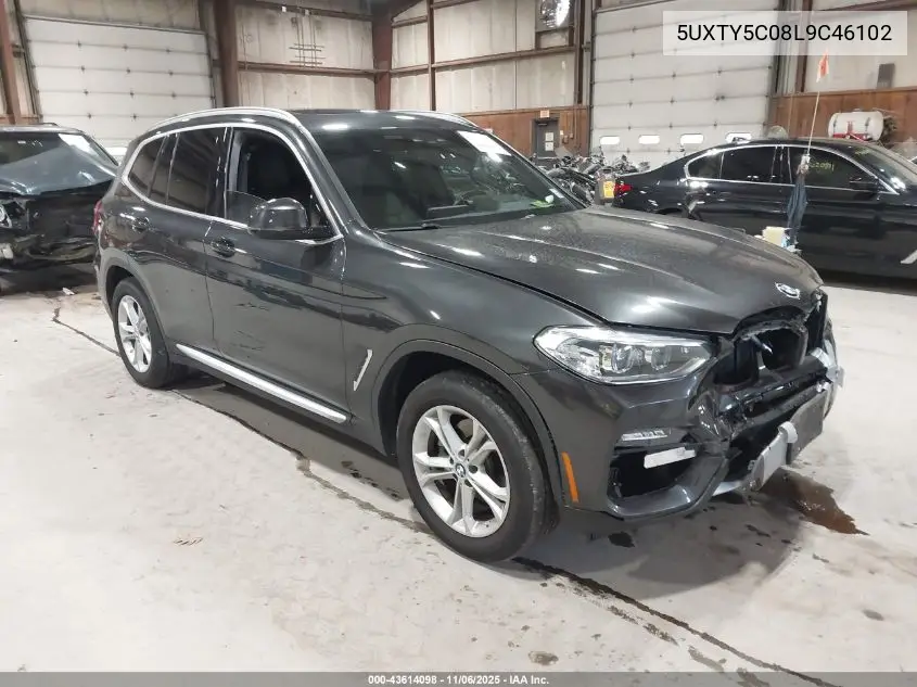 5UXTY5C08L9C46102 2020 BMW X3 xDrive30I