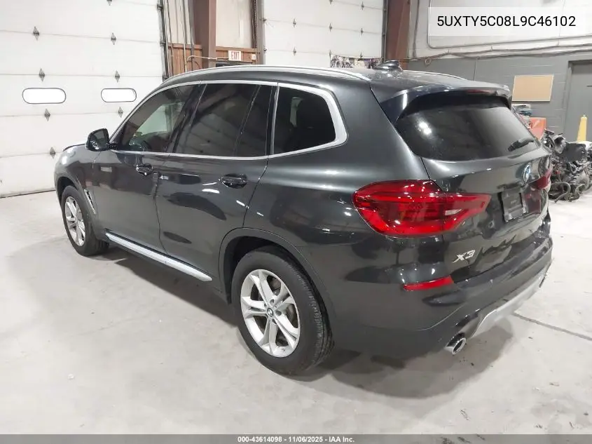 5UXTY5C08L9C46102 2020 BMW X3 xDrive30I