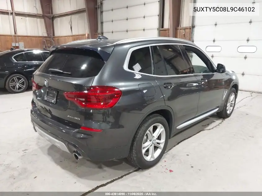 5UXTY5C08L9C46102 2020 BMW X3 xDrive30I
