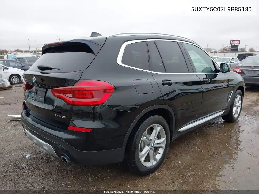 5UXTY5C07L9B85180 2020 BMW X3 xDrive30I