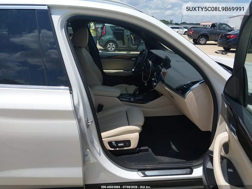 2020 BMW X3 xDrive30I VIN: 5UXTY5C08L9B69991 Lot: 45583986