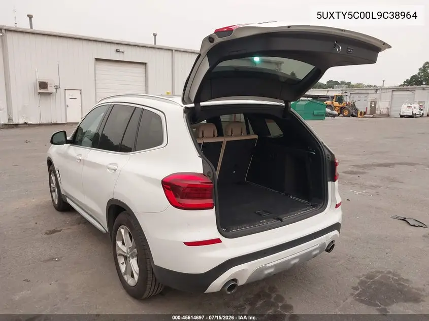 2020 BMW X3 xDrive30I VIN: 5UXTY5C00L9C38964 Lot: 45614697