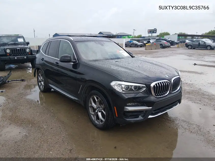 2020 BMW X3 Sdrive30I VIN: 5UXTY3C08L9C35766 Lot: 45637418