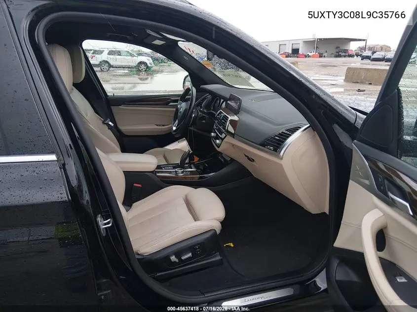 2020 BMW X3 Sdrive30I VIN: 5UXTY3C08L9C35766 Lot: 45637418