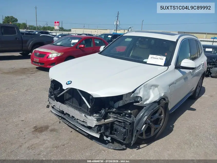 2020 BMW X3 Phev xDrive30E VIN: 5UXTS1C04L9C89992 Lot: 45666780