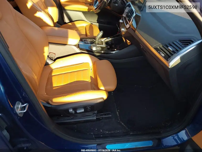 2021 BMW X3 Phev xDrive30E VIN: 5UXTS1C0XM9F52598 Lot: 45585883