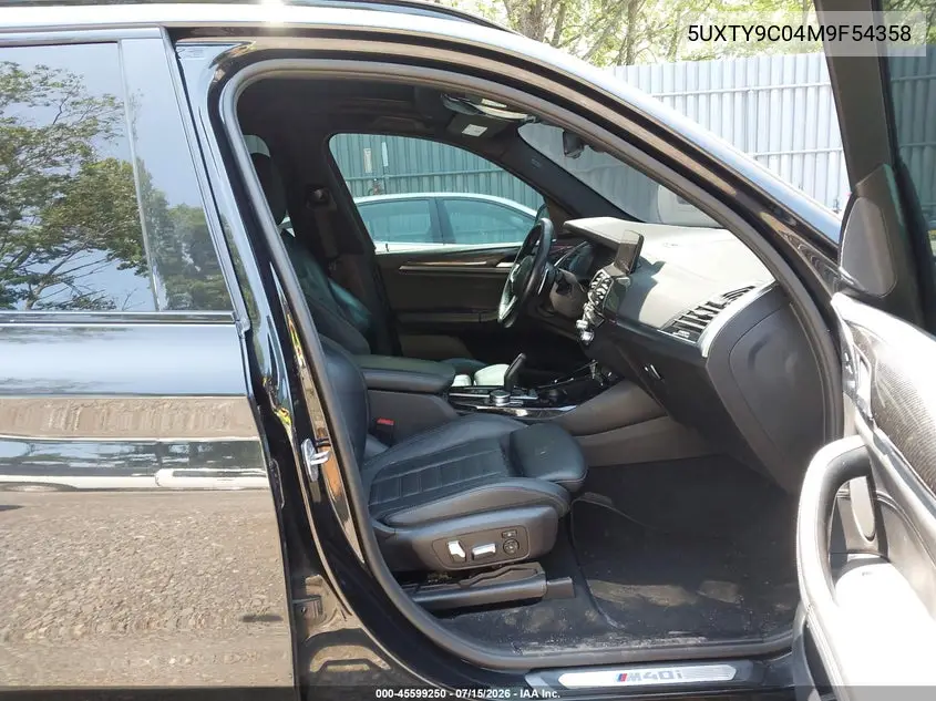 2021 BMW X3 M40I VIN: 5UXTY9C04M9F54358 Lot: 45599250