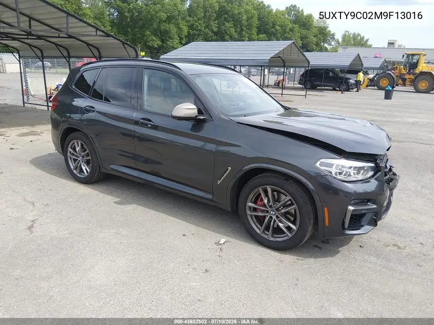 2021 BMW X3 M40I VIN: 5UXTY9C02M9F13016 Lot: 45602502