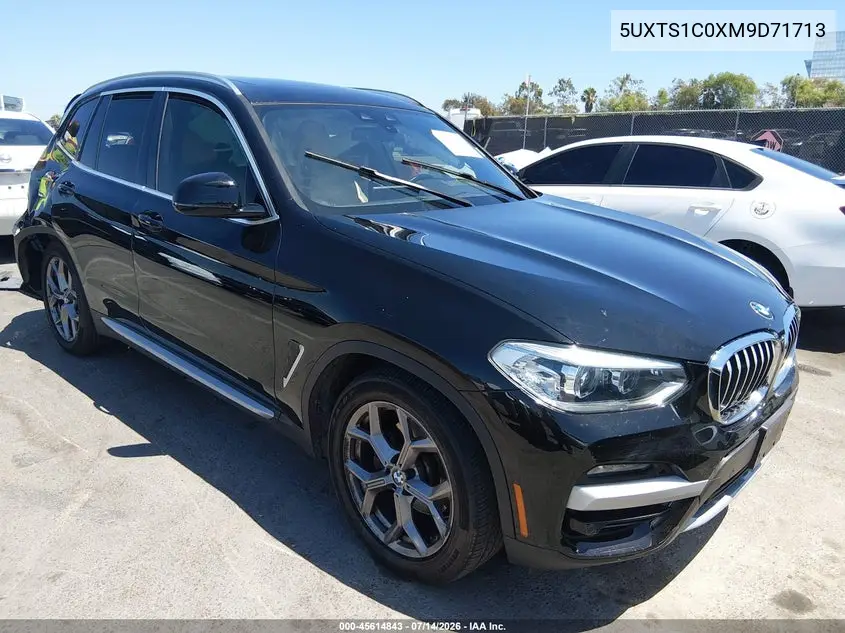 2021 BMW X3 Phev xDrive30E VIN: 5UXTS1C0XM9D71713 Lot: 45614843