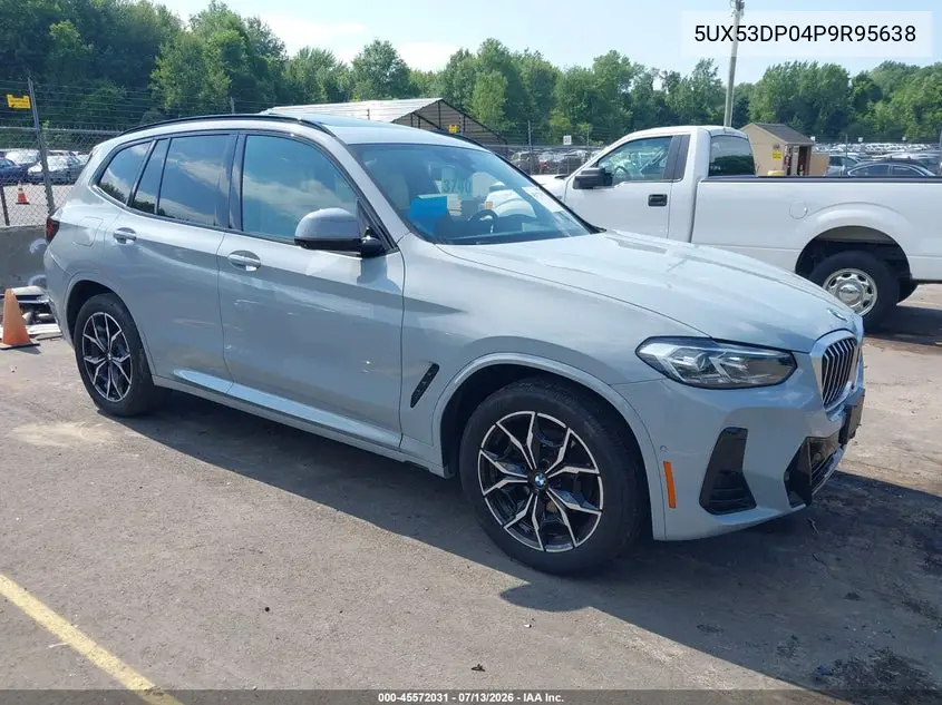 2023 BMW X3 xDrive30I VIN: 5UX53DP04P9R95638 Lot: 45572031