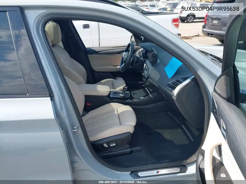 2023 BMW X3 xDrive30I VIN: 5UX53DP04P9R95638 Lot: 45572031