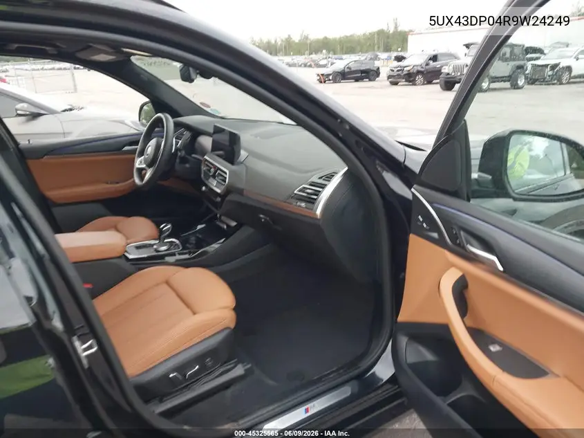 2024 BMW X3 Sdrive30I VIN: 5UX43DP04R9W24249 Lot: 45325565