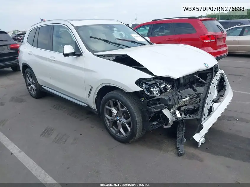 2024 BMW X3 xDrive30I VIN: WBX57DP07RN276838 Lot: 45346974