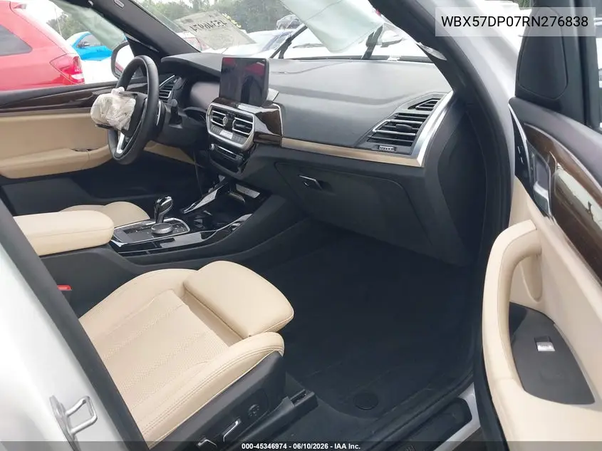 2024 BMW X3 xDrive30I VIN: WBX57DP07RN276838 Lot: 45346974