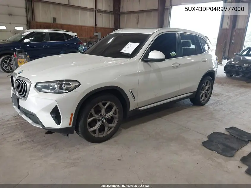 2024 BMW X3 Sdrive30I VIN: 5UX43DP04R9V77000 Lot: 45598715