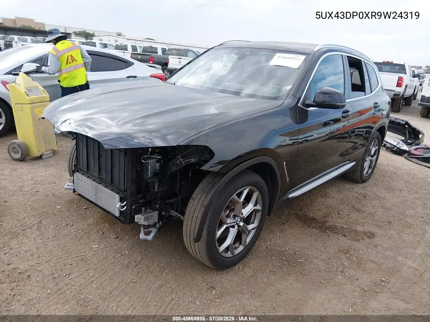 2024 BMW X3 Sdrive30I VIN: 5UX43DP0XR9W24319 Lot: 45666955